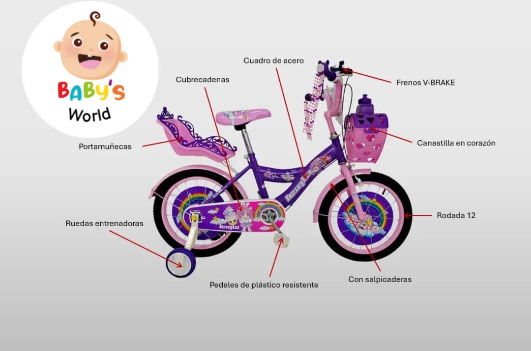 BICICLETAS RIN 16 CANASTA LUJO