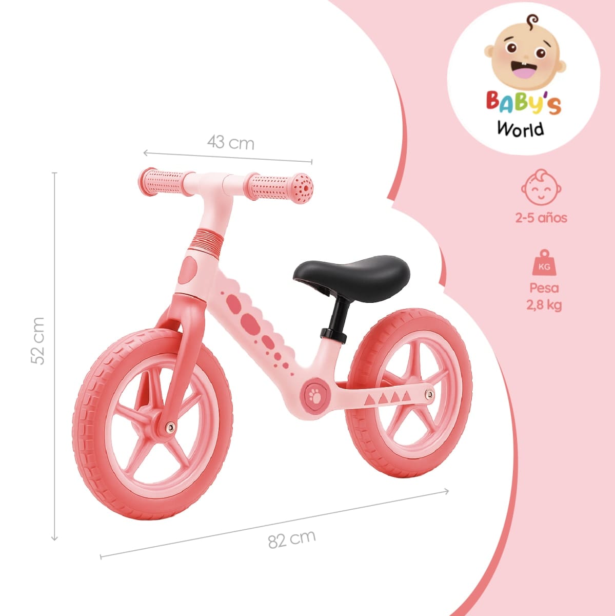 BICICLETA EQUILIBRIO DINO