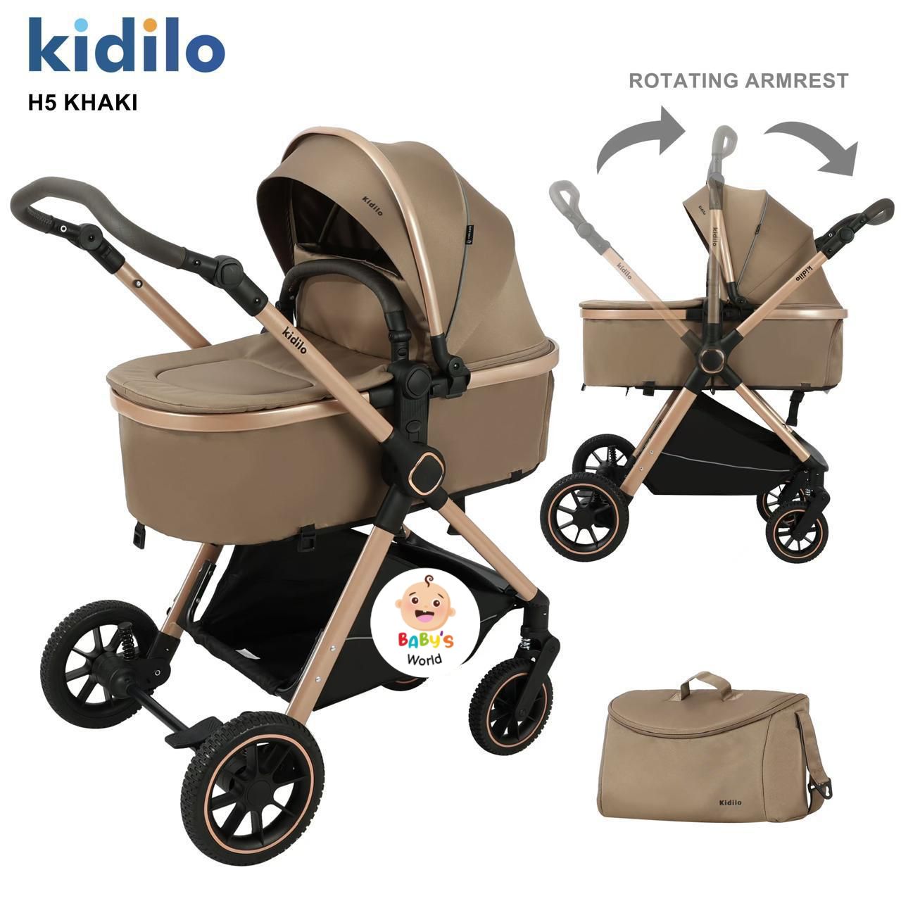 COCHE MOISES KIDILO REVERSIBLE