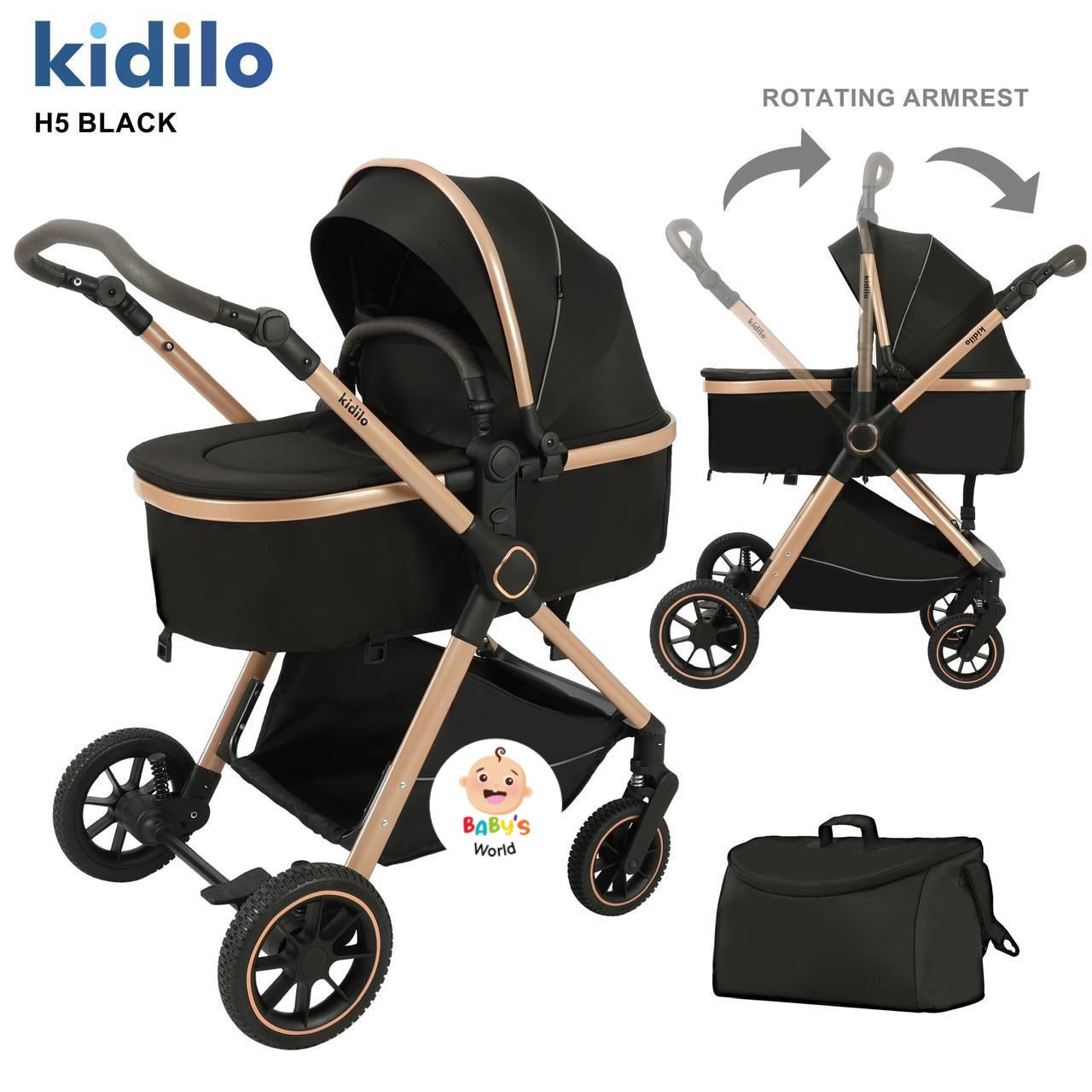 COCHE MOISES KIDILO REVERSIBLE