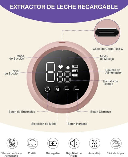 ESTRACTRO RECARGABLE DOBLE