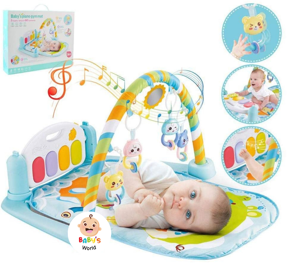 GIMNASIO PIANO BLUETOOTH BLUE
