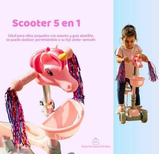 PATINETA 5 EN 1 UNICORNIO
