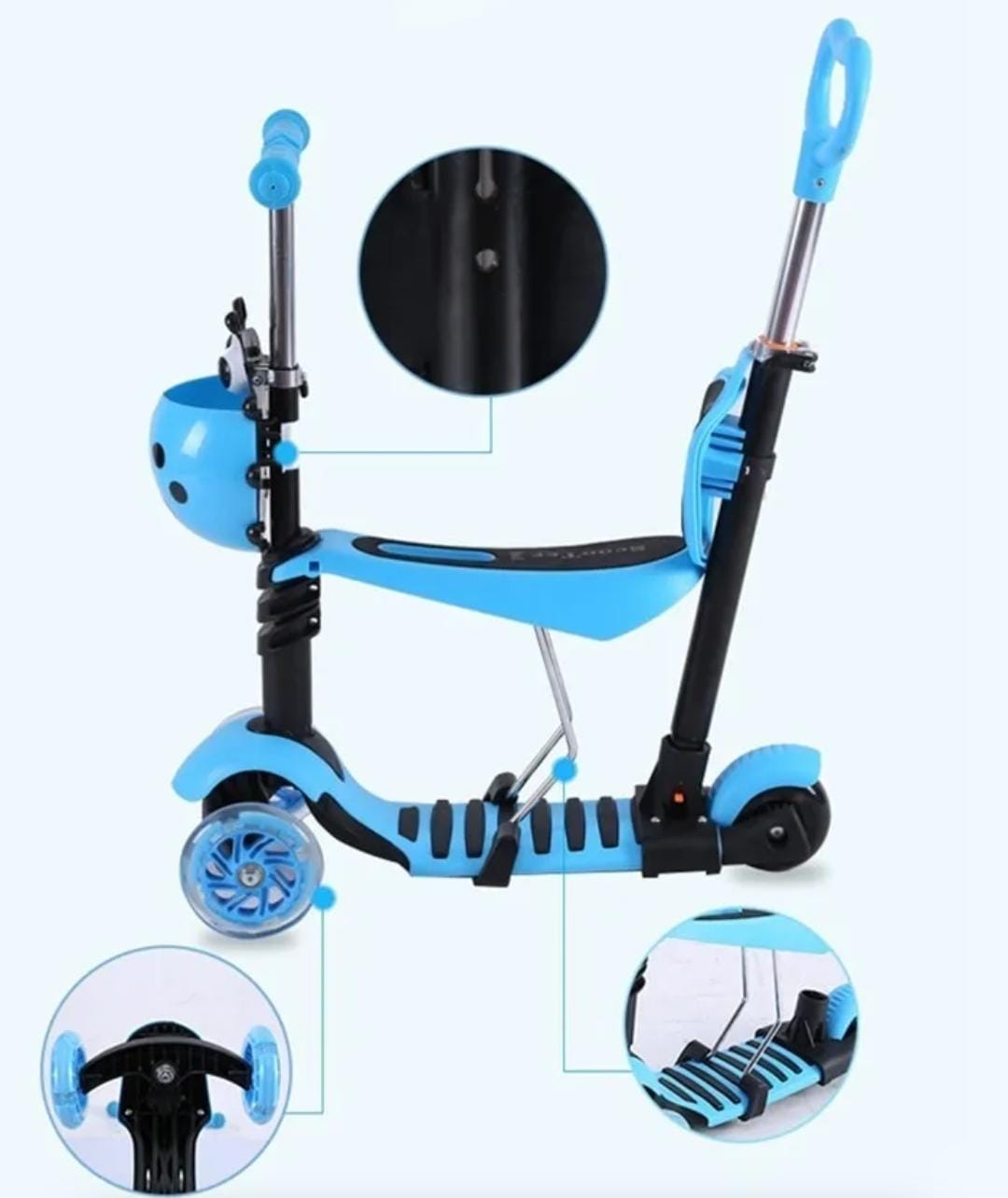 PATINETA 5 EN 1