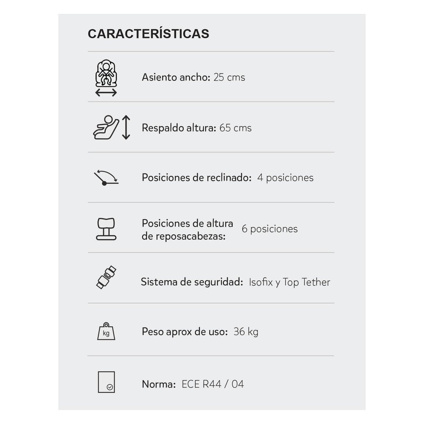 SILLA PARA CARRO FIRST PLUS