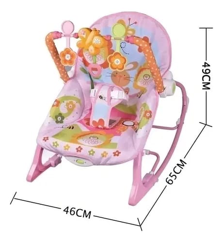 SILLA ROCKER RABBIT ROSE