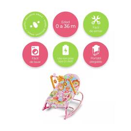 SILLA ROCKER RABBIT ROSE