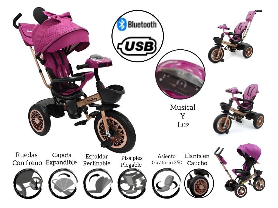 TRICICLO PASEADOR MAXY