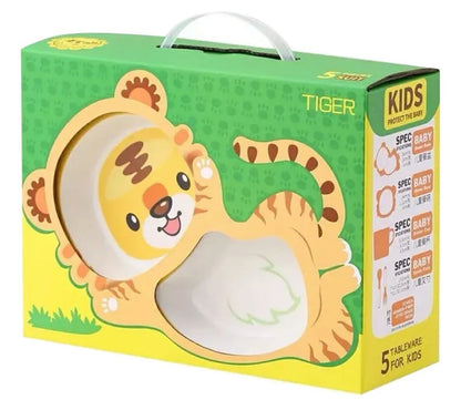 VAJILLA FIBRA DE BAMBO TIGRE